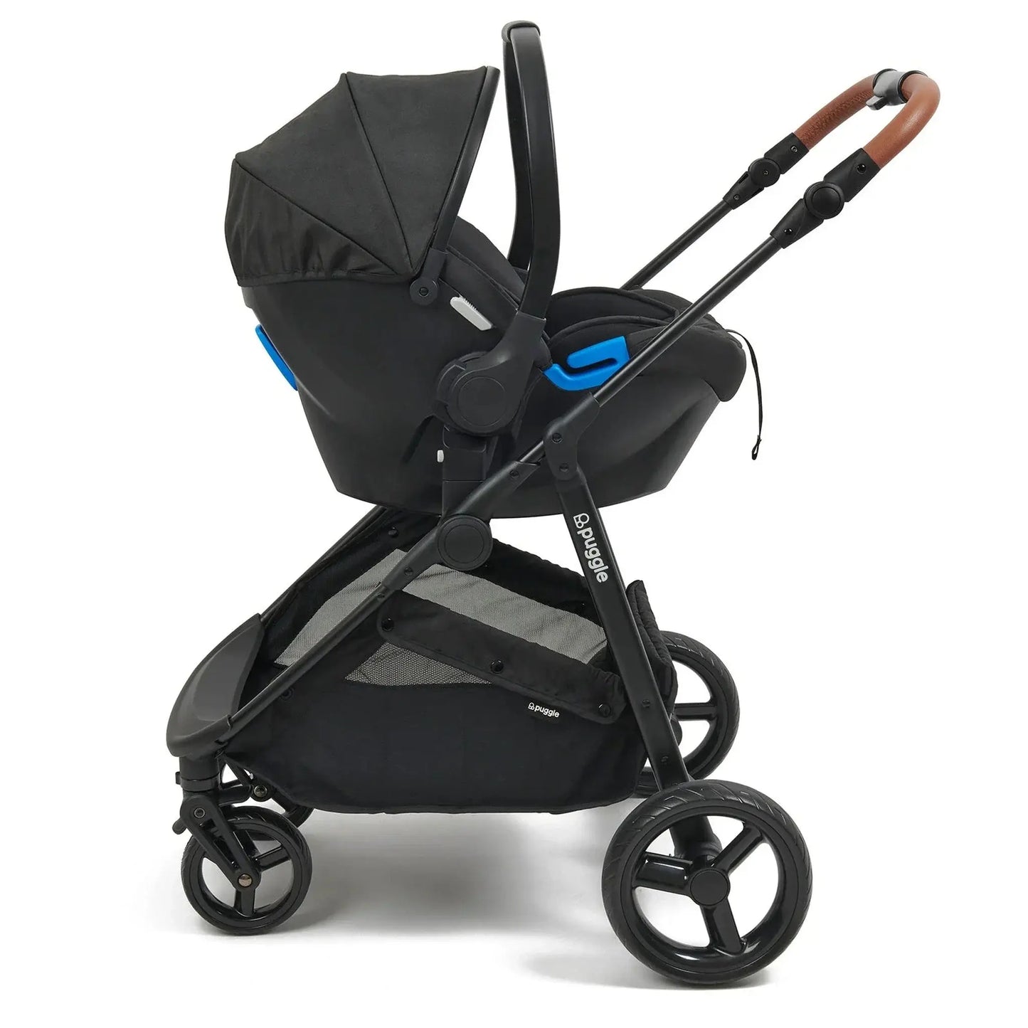 Puggle Monaco XT 2-in-1 Pushchair Travel System - Storm Black