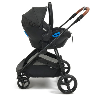 Puggle Monaco XT 2-in-1 Pushchair Travel System - Storm Black