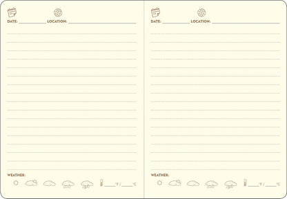 Page-A-Day Artisan Travel Journal (Diary, Vegan Leather Notebook)