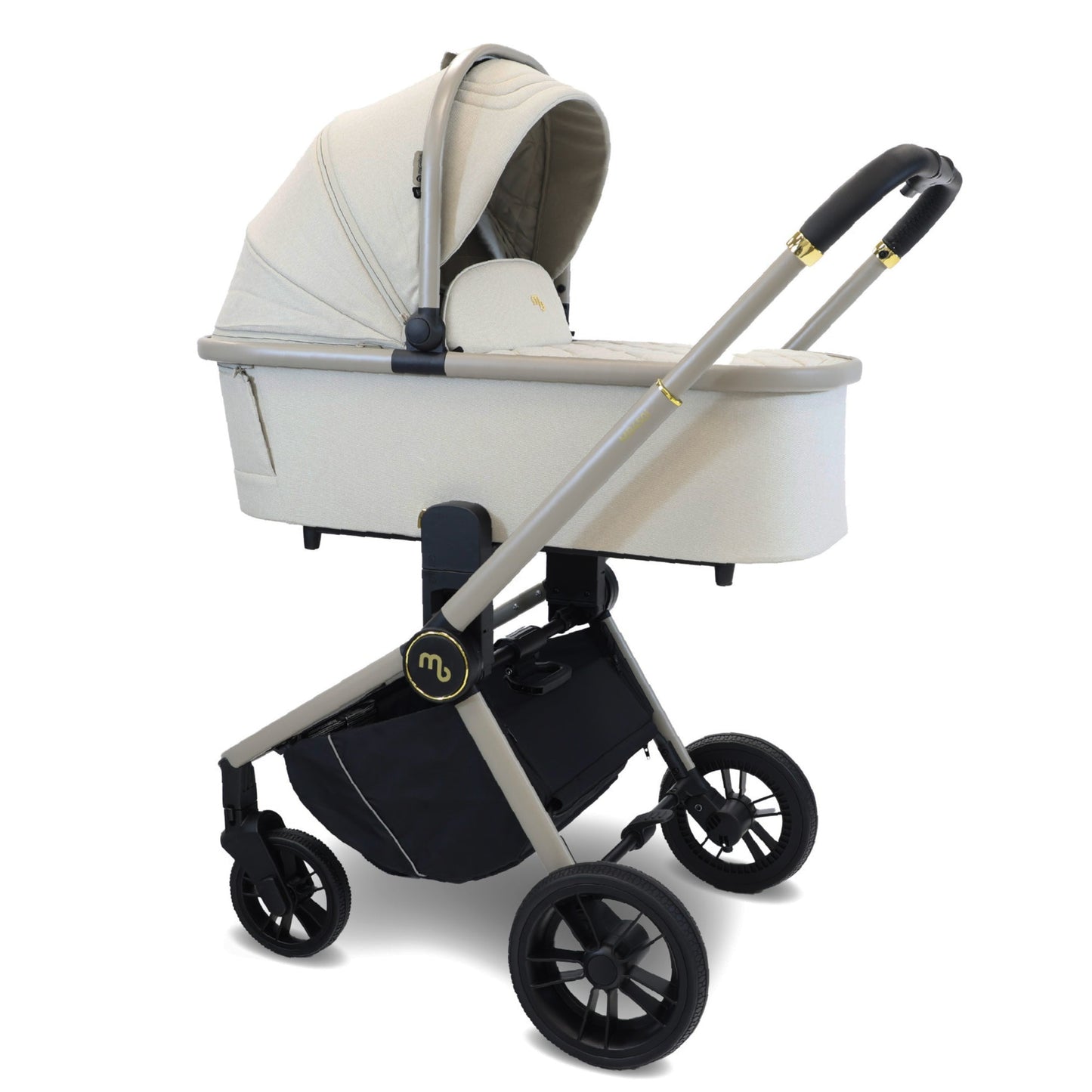 MB450i 3-in-1 Travel System with Rotating Car Seat + Base - Ivory