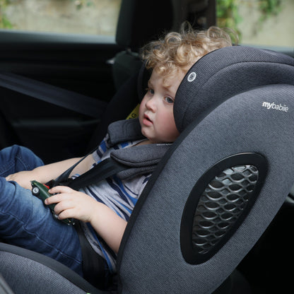 MBCS200 Spin R129 Car Seat with Top Tether - Black