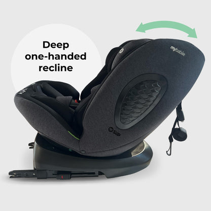 MBCS200 Spin R129 Car Seat with Top Tether - Black