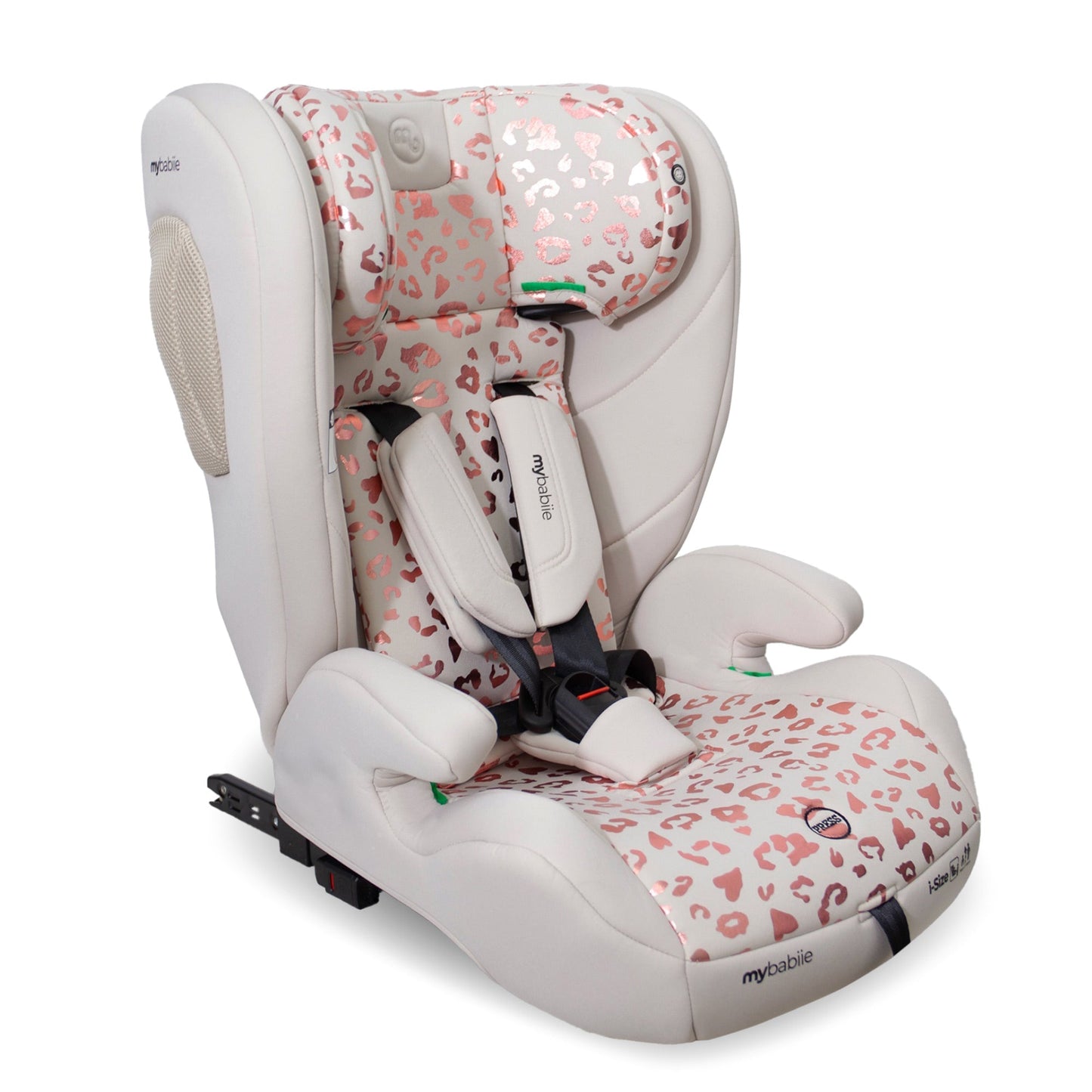 MBCS75 Toddler to Booster R129 Car Seat with ISOFIX - Pink Leopard