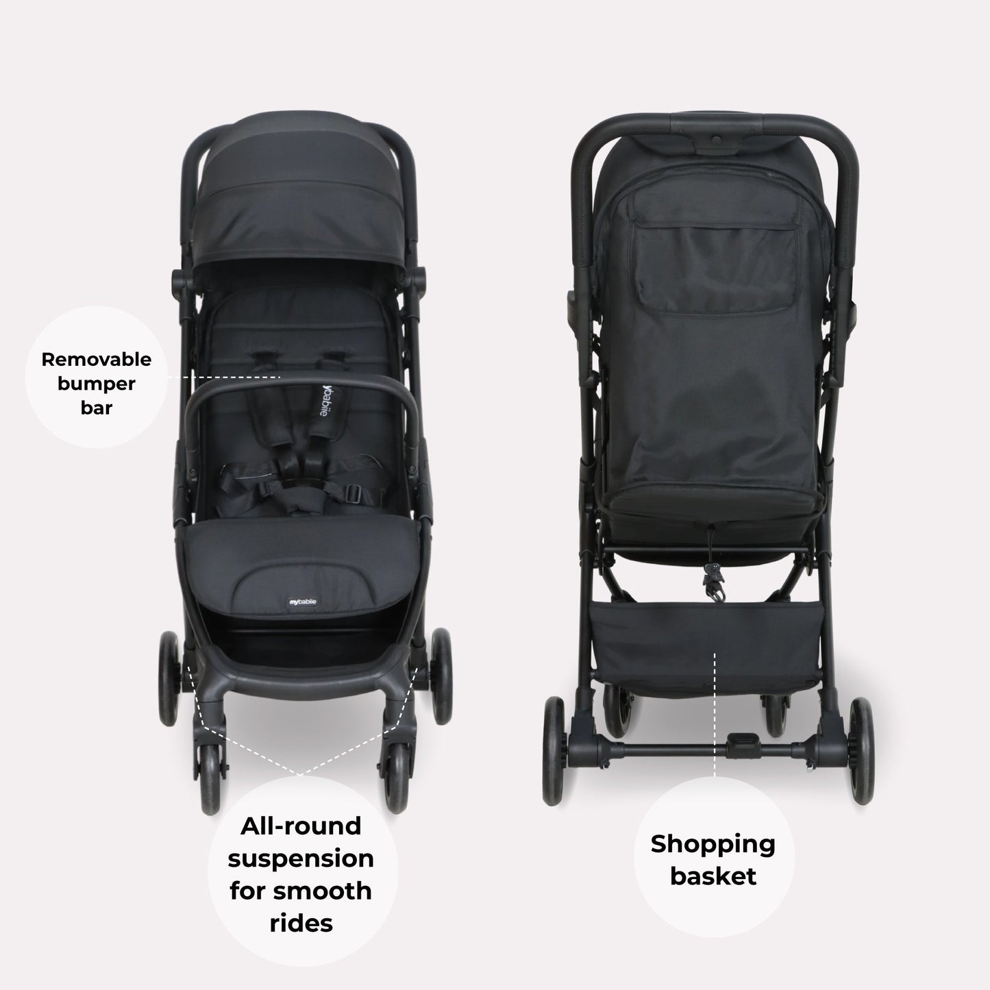 MBX2 Compact Stroller - Black