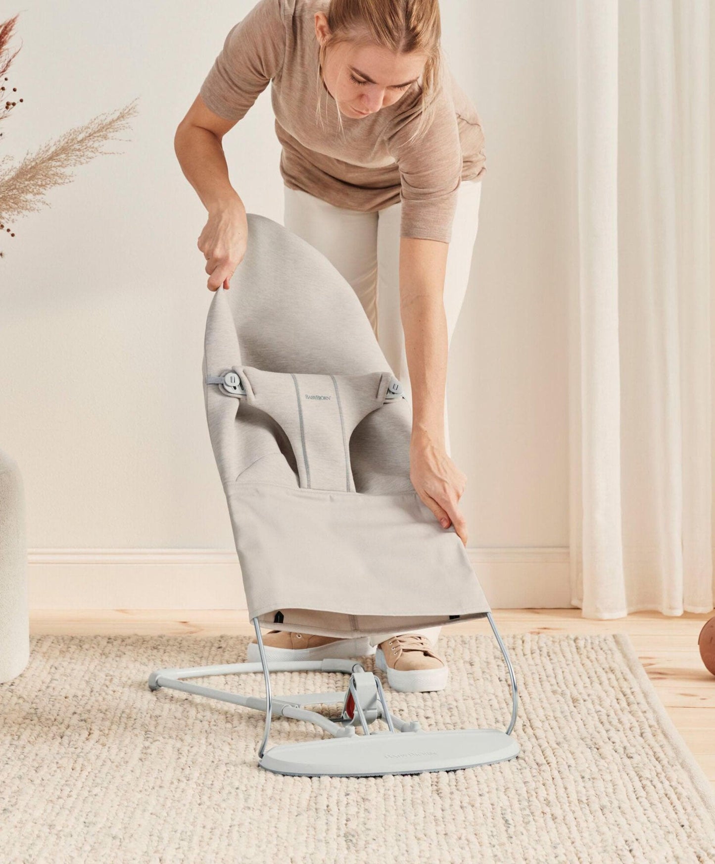 BabyBjorn Baby Bouncer Bliss - Light Beige