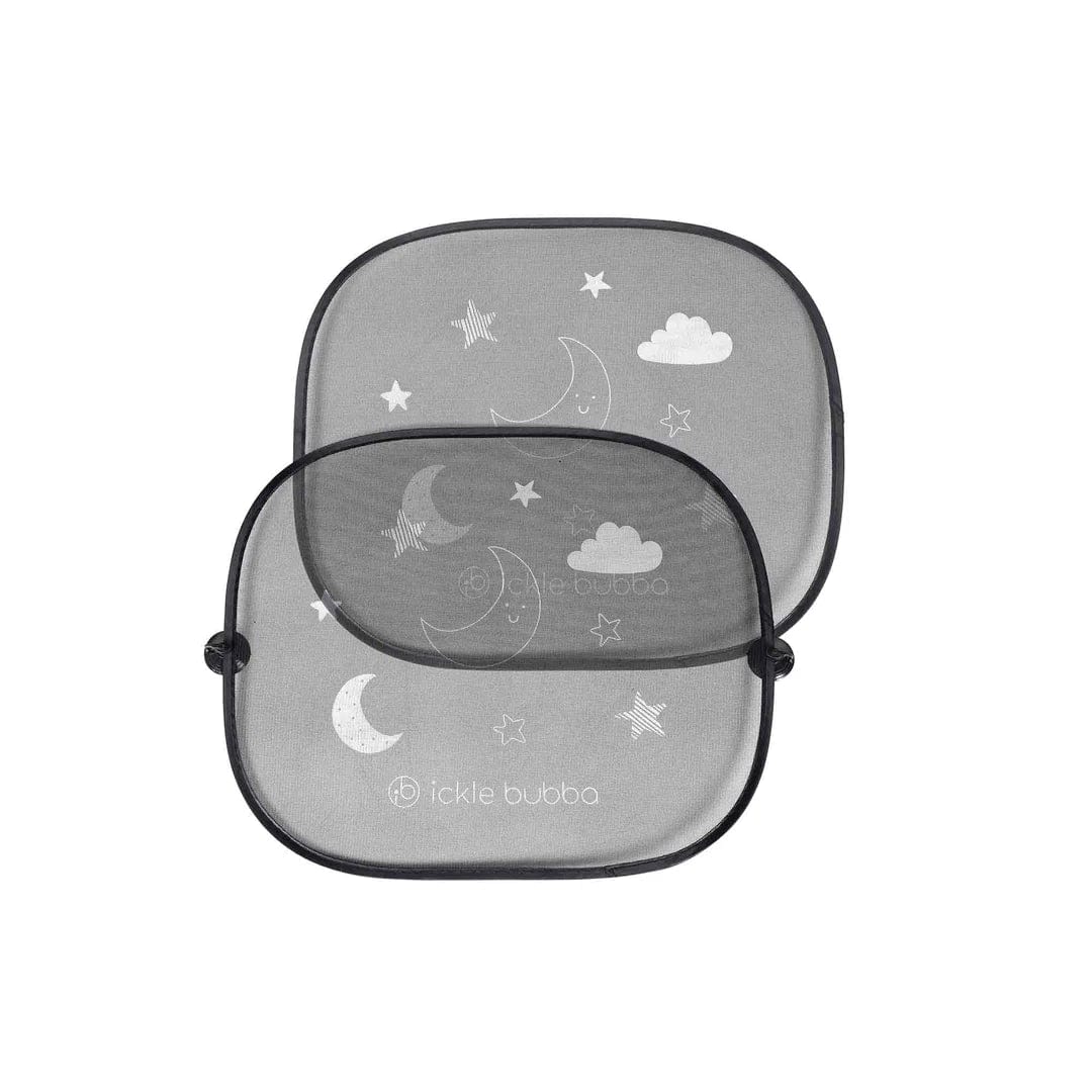 Ickle Bubba Stomp Luxe 12 Piece Travel System with i-Size Cirrus Car Seat & ISOFIX Base - Black / Midnight / Black