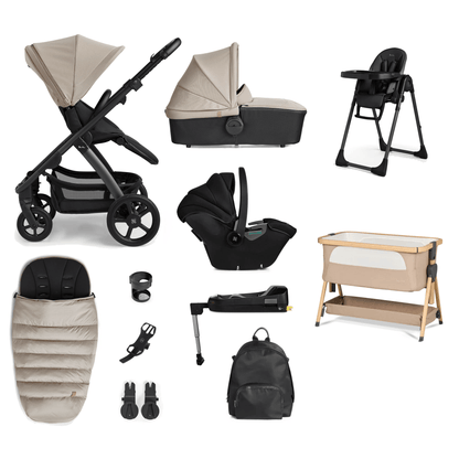 Silver Cross Tide Ultimate Baby Bundle - Stone